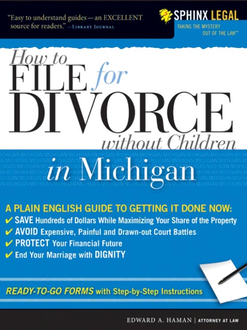 Title details for How to File for Divorce in Michigan without Children by Edward Haman - Available